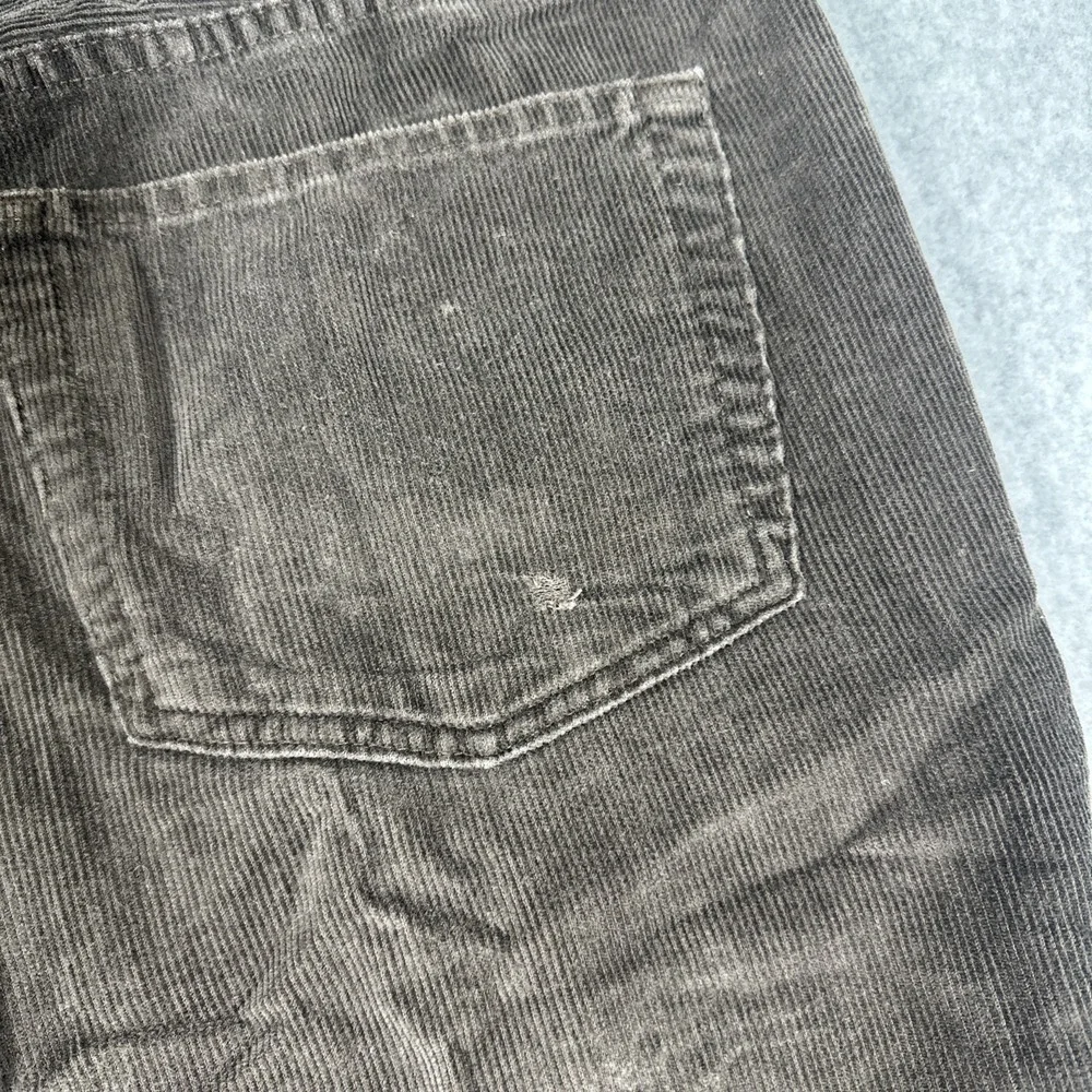 GAP Boot Fit Vintage Corduroy Pants Men's 35x30 Brown Grunge Retro 90s Made USA
